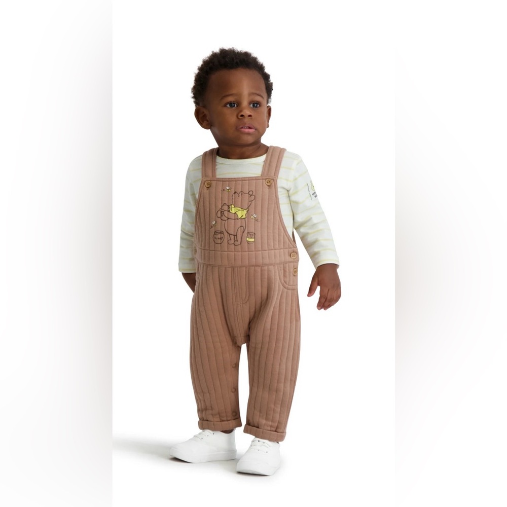 Winnie the Pooh 2 Piece Overall Set, 24m - Picture 1 of 2